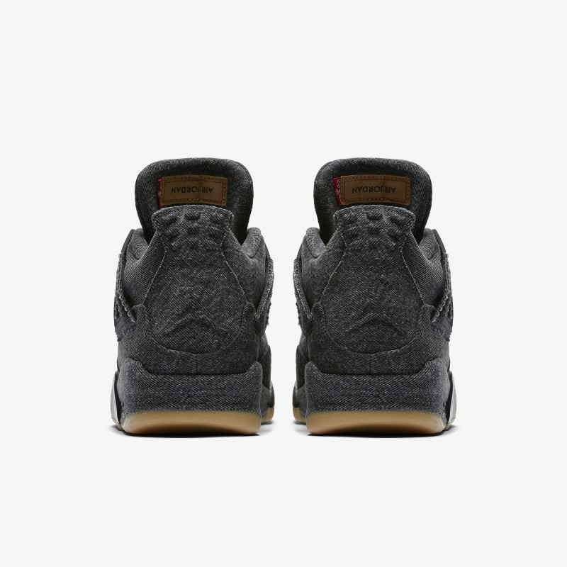 LEVI S x Air Jordan 4 Black Denim AO2571 001 Grailify